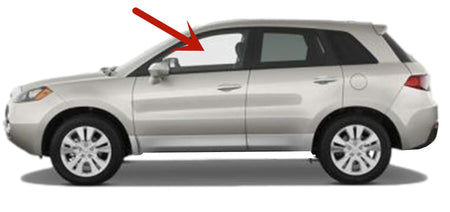 Driver Left Side Front Door Window Door Glass Compatible with Acura RDX 2007-2012 Models