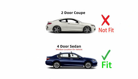 Passenger Right Side Front Door Window Door Glass Compatible with Honda Accord 4 Door Sedan 2013-2017 Models
