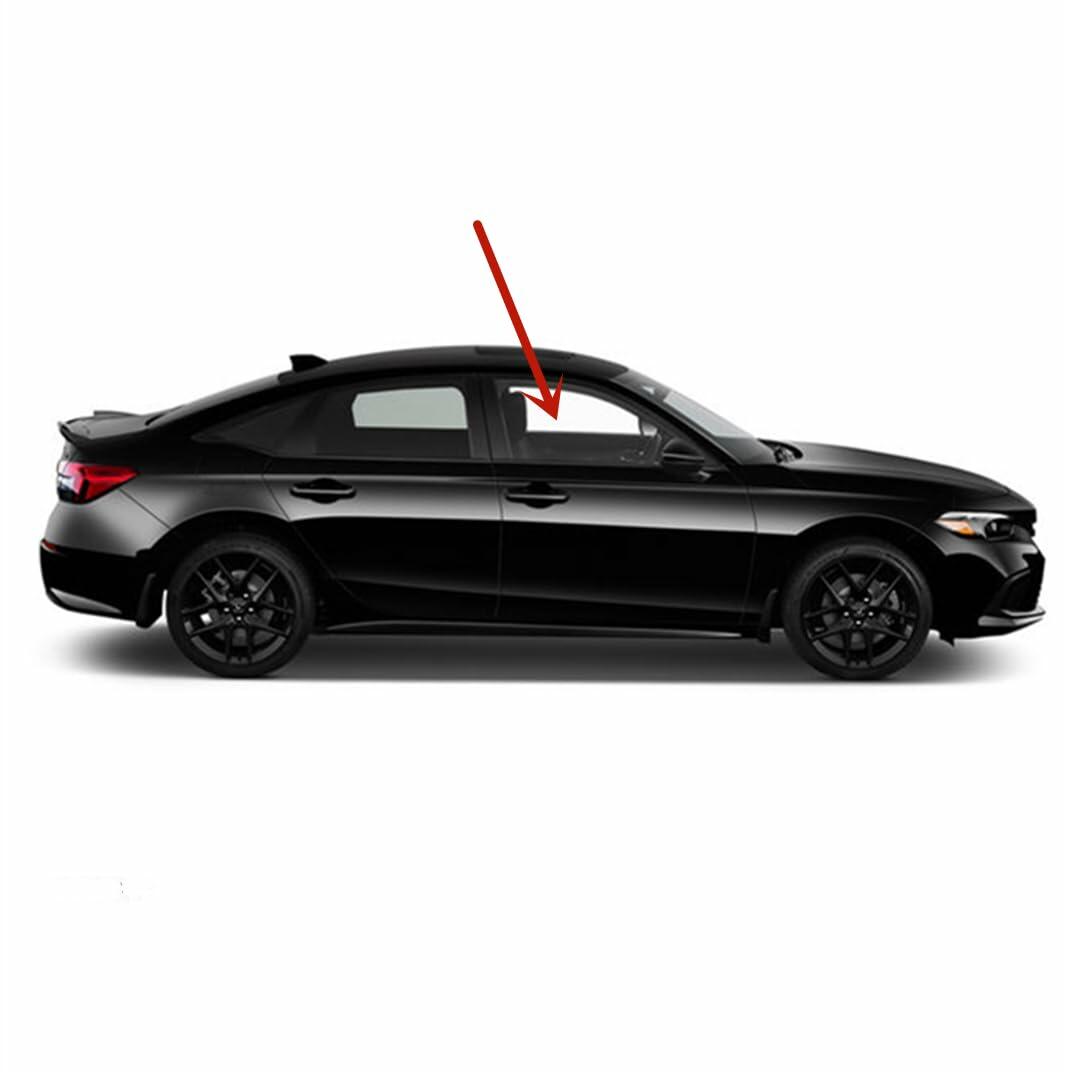 Passenger Right Side Front Door Window Door Glass Compatible with Honda Civic 2022-2026 Acura Integra 2023-2026 Models