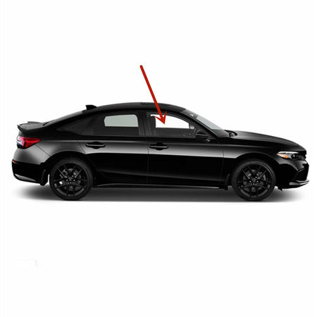 Passenger Right Side Front Door Window Door Glass Compatible with Honda Civic 2022-2026 Acura Integra 2023-2026 Models