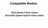 Laminated Driver Left Side Front Door Window Door Glass Compatible with Kia Optima 2015 Models / Optima Hybrid 2014-2016 Models
