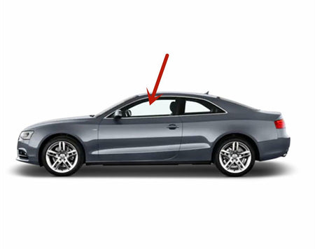 Tempered Driver Left Side Door Window Door Glass Compatible with Audi A5 S5 RS5 2008-2016 2-Door Coupe Models Only (Not For Convertible or Hatchback)
