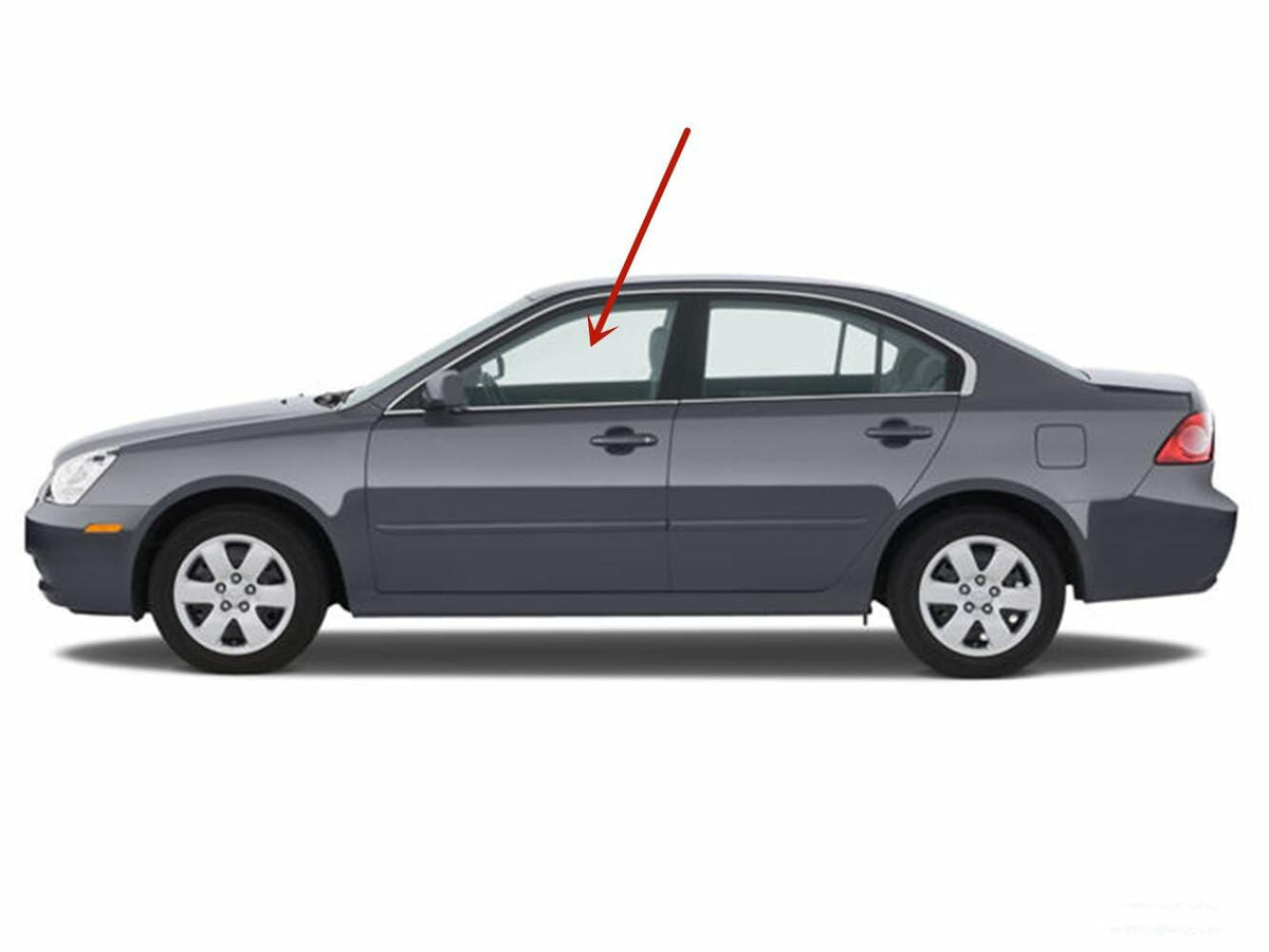 Driver Left Side Front Door Window Door Glass Compatible with Kia Optima 2007-2010 Models (Also Fit 2006 Optima New Body Style)