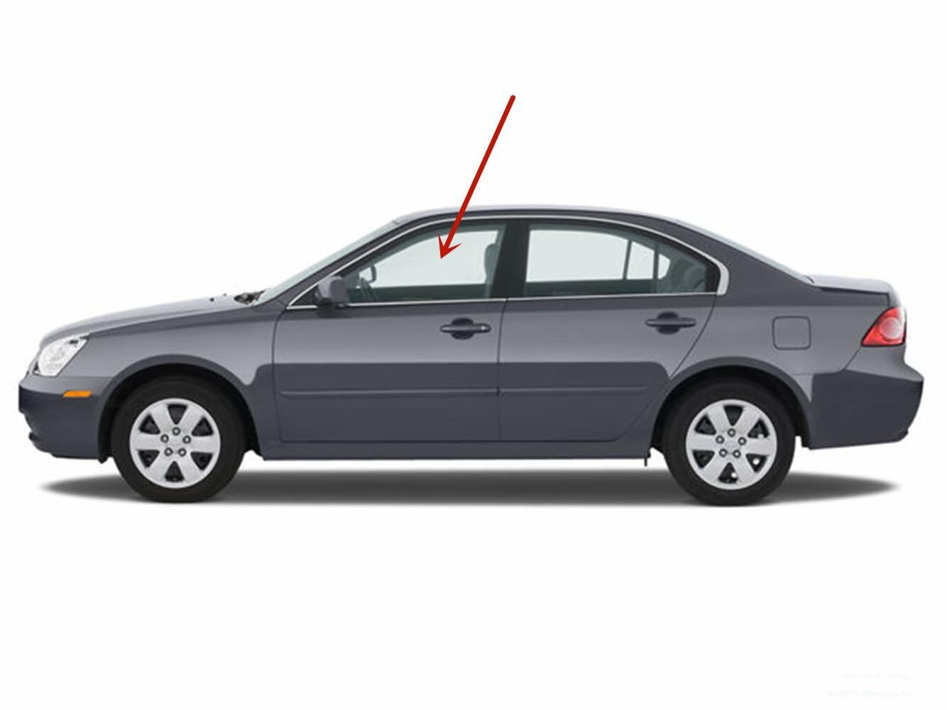 Driver Left Side Front Door Window Door Glass Compatible with Kia Optima 2007-2010 Models (Also Fit 2006 Optima New Body Style)