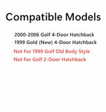 Passenger Right Side Vent Window Vent Glass Compatible with Volkswagen Golf (New) 1999 / Golf 2000-2006 4 Door Hatchback Models