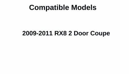 Driver Left Side Door Window Glass Compatible with Mazda RX8 2009-2011 Models