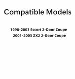 Passenger Right Side Door Widow Glass Compatible with Ford Escort 1998-2003 Models / ZX2 2001-2003 2 Door Coupe