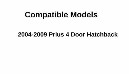 Privacy Color Heated Rear Lower Back Window Back Glass Compatible with Toyota Prius 4 Door Hatchback 2004-2009