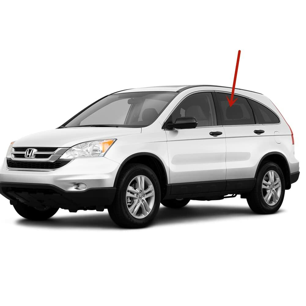 Driver Left Side Rear Door Window Door Glass Compatible with Honda Honda CR-V 2007-2011 Models