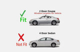 Tempered Driver Left Side Door Window Door Glass Compatible with Nissan Altima 2-Door Coupe 2008-2013 Models