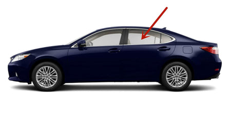 Driver Left Rear Door Window Door Glass Compatible with Lexus IS250 2006-2013 / Lexus IS350 2006-2013 / Lexus IS-F 2008-2014 4 Door Sedan Models