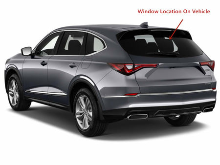 Tempered Heated Rear Tailgate Liftgate Window Back Glass Compatible with Acura MDX 2022-2026 Models