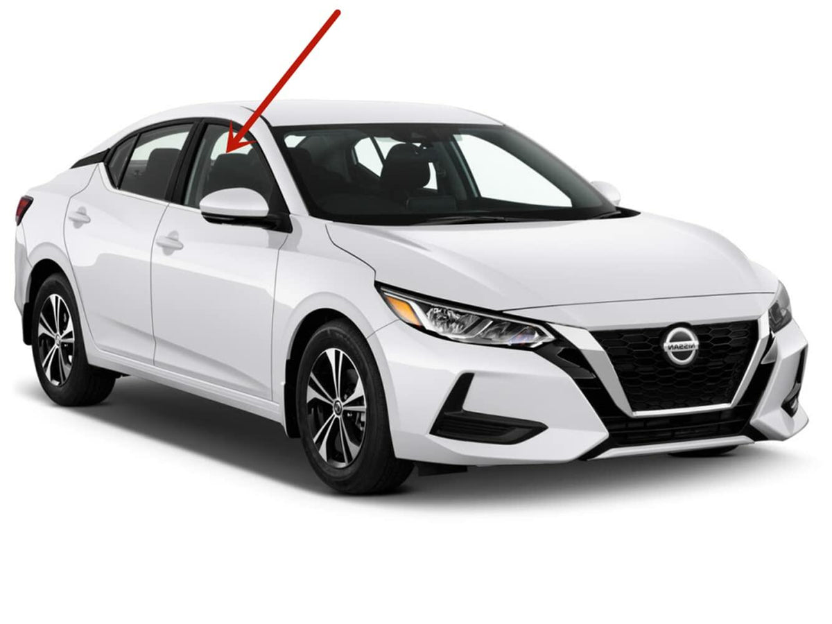 Passenger Right Side Front Door Window Door Glass Compatible with Nissan Sentra 2020-2025 Models