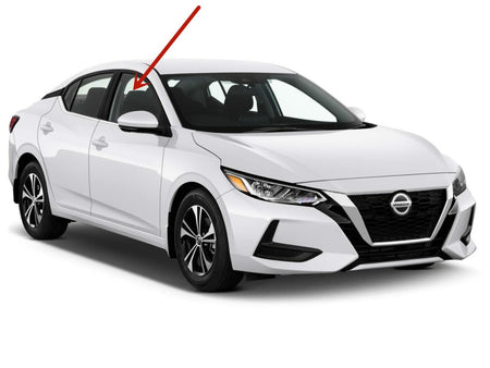 Passenger Right Side Front Door Window Door Glass Compatible with Nissan Sentra 2020-2025 Models