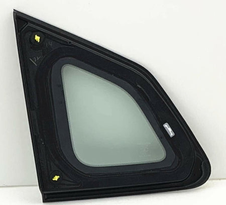 OE Passenger Right Side Quarter Window Quarter Glass Bright Trim Style Compatible with Nissan Rogue Sport 2017-2022 Models