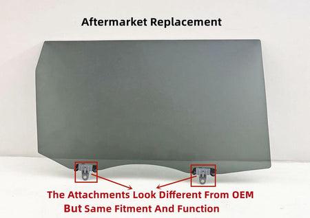 NAGD Passenger Right Side Rear Door Window Door Glass Compatible with Kia Soul 4 Door Hatchback 2010-2013 Models