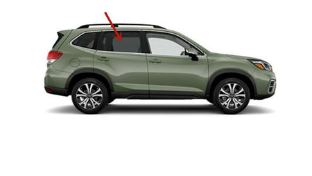 Passenger Right Side Rear Door Window Door Glass Privacy Compatible with Subaru Forester 2019-2024 Models