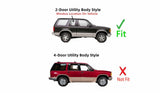 Passenger Right Side Window Side Glass Compatible with Ford Explorer/Mazda Navajo 2 Door Utility 1991-1997 Models