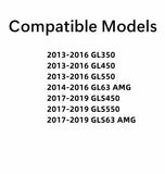Driver Left Side Rear Door Window Door Glass Compatible with Mercedes Benz GL350 / GL450 / GL550 / GL63 AMG / GLS450 / GLS550 / GLS63 AMG 2013-2019 Models