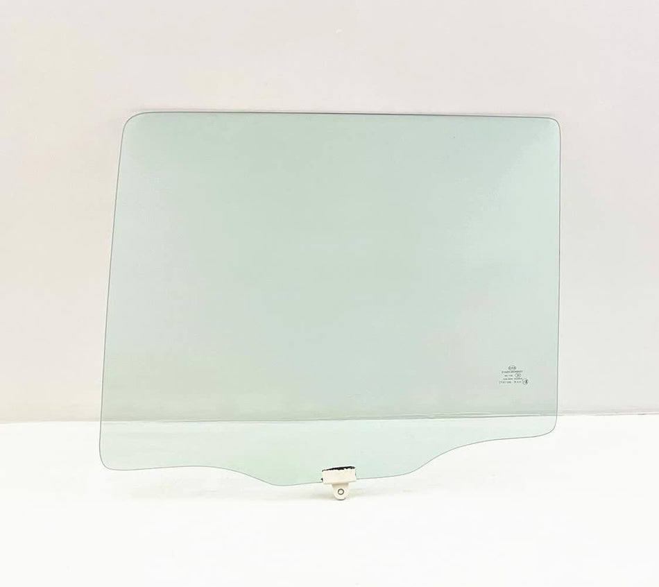 Clear Tempered Driver Left Side Rear Door Window Door Glass Compatible with Hyundai Santa Fe 2007-2012 Models