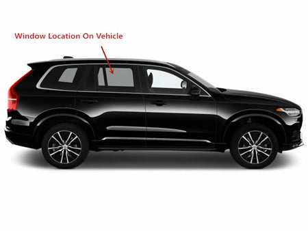 Passenger Right Side Rear Door Window Door Glass Compatible with Volvo XC90 2016-2026 Models