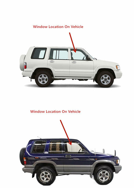 Passenger Right Side Front Door Window Compatible with Isuzu Trooper 1992-2002 /Compatible with Acura SLX 1996-1999 Models
