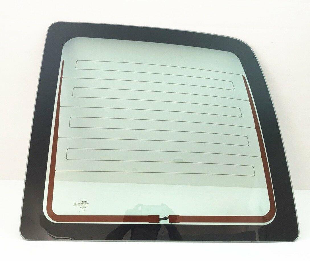 Heated Stationary Back Window Back Glass Passenger Right Side Compatible with Chevrolet Express/GMC Savana 2003-2025 Models