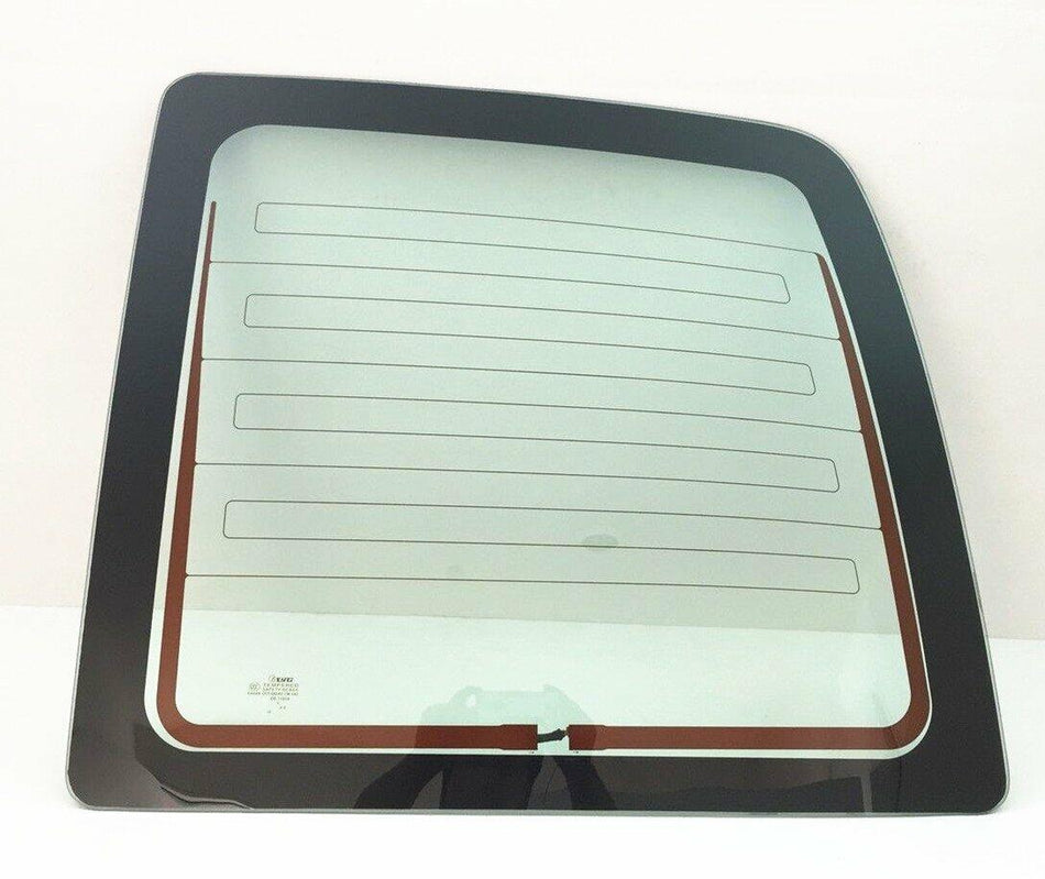 Heated Stationary Back Window Back Glass Passenger Right Side Compatible with Chevrolet Express/GMC Savana 2003-2025 Models