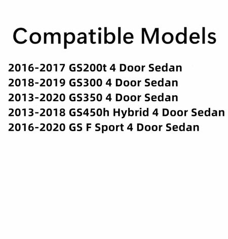 Laminated Passenger Right Side Front Door Window Door Glass Compatible with Lexus GS200t / GS300 / GS350 / GS450h / GS F Sport 2013-2020 Models