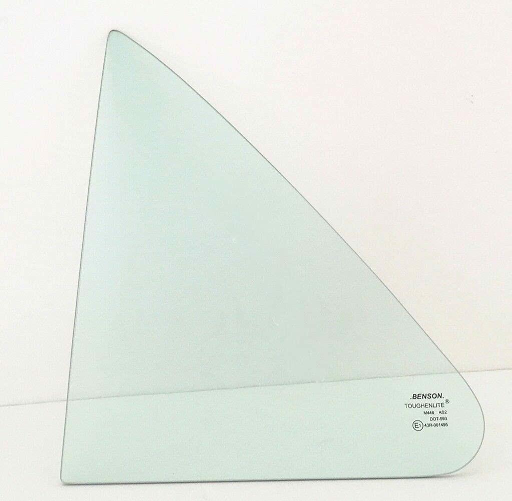 Driver Left Side Rear Vent Window Vent Glass Compatible with Nissan Sentra 1991-1994 / Tsuru 1992-2005 4 Door Sedan Models
