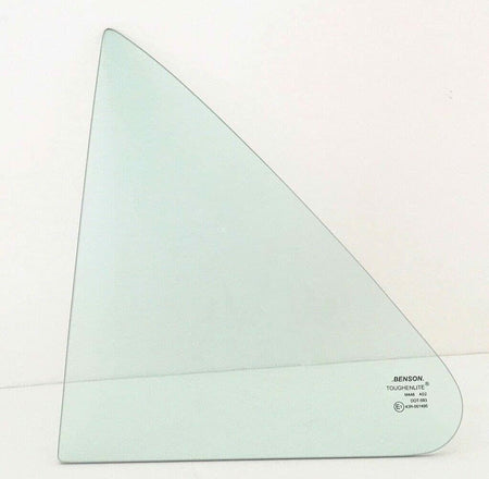 Driver Left Side Rear Vent Window Vent Glass Compatible with Nissan Sentra 1991-1994 / Tsuru 1992-2005 4 Door Sedan Models