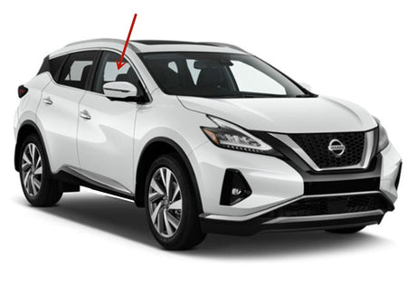 Tempered Passenger Right Side Front Door Window Door Glass Compatible with Nissan Murano 2015-2024 Models