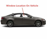Tempered Passenger Right Side Front Door Window Door Glass Compatible with Lexus ES350 / ES300h 2013-2018 Models