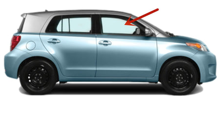 Passenger Right Side Front Window Glass Compatible with Scion XD 4 Door Hatchback 2008-2014 Models