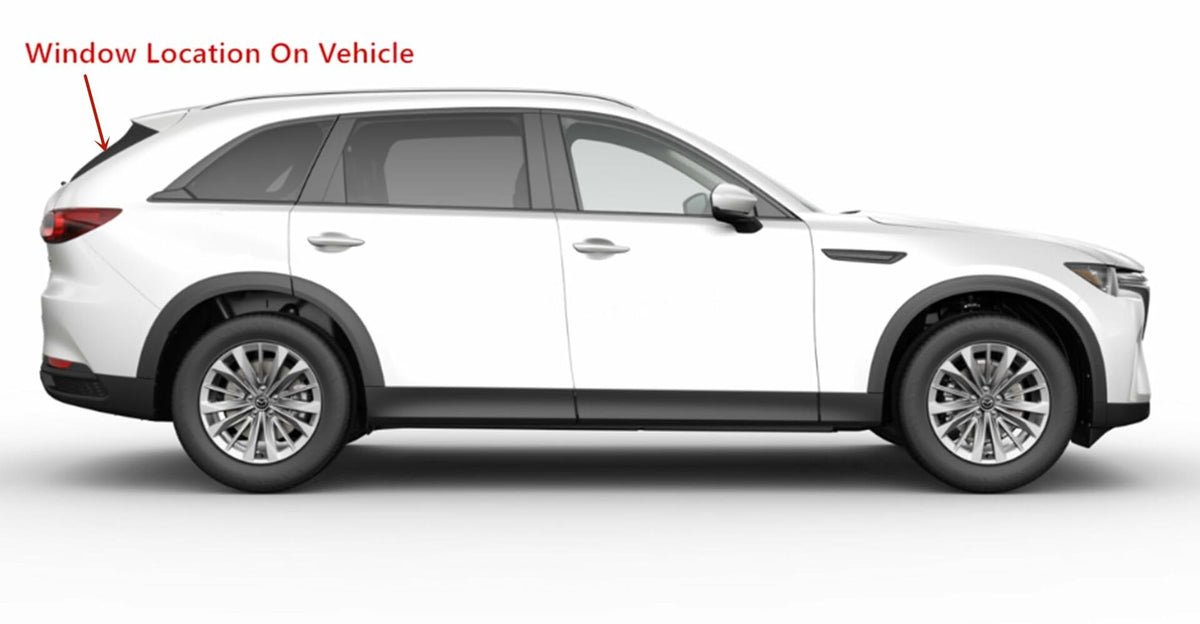 Heated Rear Tailgate Liftgate Back Window Back Glass Compatible with Mazda CX-90 2024-2026 Models
