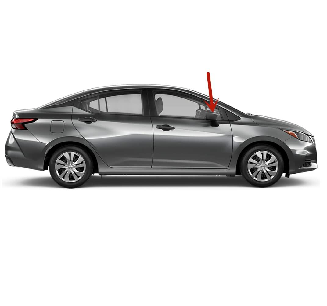 Passenger Right Side Front Vent Window Vent Glass Compatible with Nissan Versa 2020-2025 Models