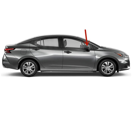 Passenger Right Side Front Vent Window Vent Glass Compatible with Nissan Versa 2020-2025 Models