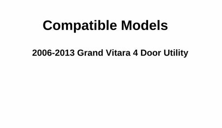 Driver Left Side Front Door Window Door Glass Compatible with Suzuki Grand Vitara 2006-2013 Models