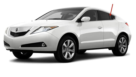 Driver Left Side Rear Vent Window Vent Glass Compatible with Acura ZDX 2010-2013 Models