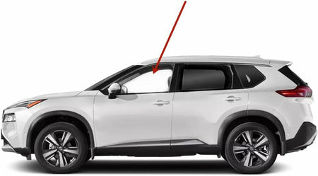 Tempered Driver Left Side Front Door Window Door Glass Compatible with Nissan Rogue 2021-2026 Models (Not For Rogue Sport)