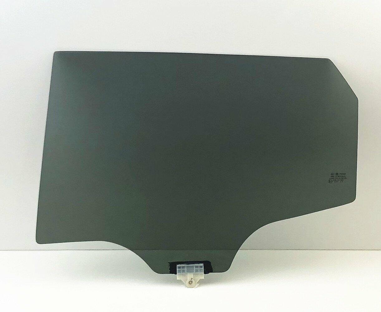 Driver Left Side Rear Door Window Door Glass Compatible with Hyundai Santa Fe Sport 2013-2018 Models