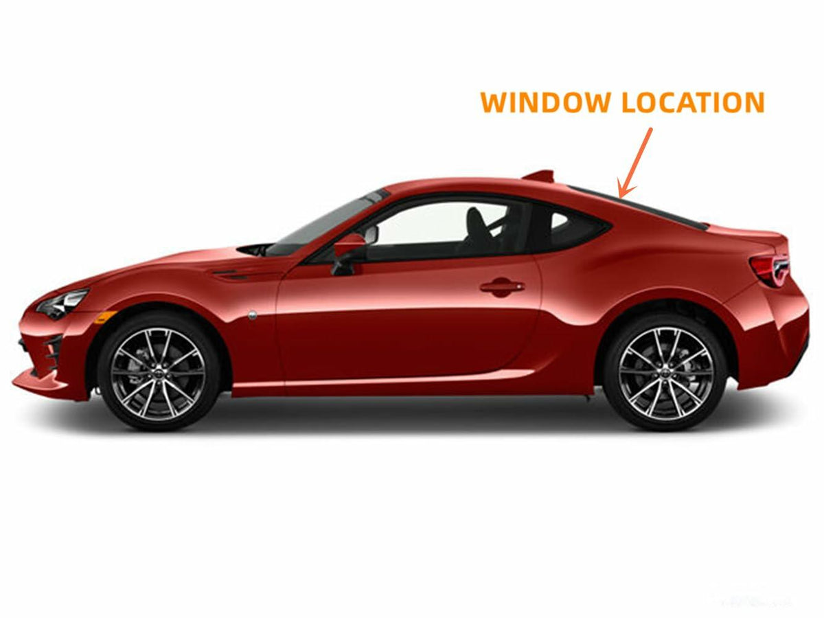 Heated Back Window Back Glass Compatible with Toyota 86 2017-2020 / Subaru BRZ 2013-2021 / Scion FR-S 2013-2016 2-Door Coupe Models
