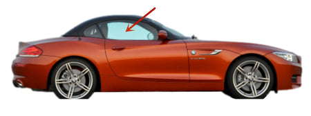 Passenger Right Side Door Window Glass Compatible with BMW Z4 2 Door Convertible 2009-2017 Models