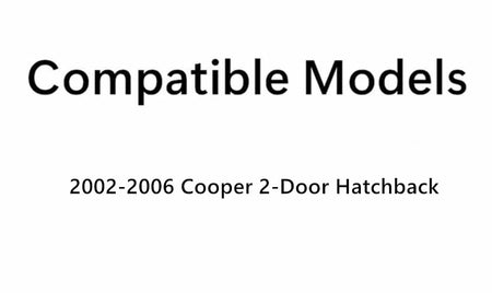 Driver Left Side Quarter Window Quarter Glass Compatible with Mini Cooper 2 Door Hatchback 2002-2006 Models