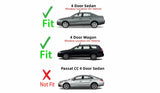 Driver Left Side Front Door Window Door Glass Compatible with Volkswagen Passat 4 Door Sedan 2006-2011 Models
