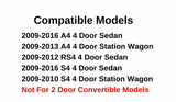 Driver Left Side Front Door Window Door Glass Compatible with Audi A4 S4 RS4 2009-2016 4 Door Model