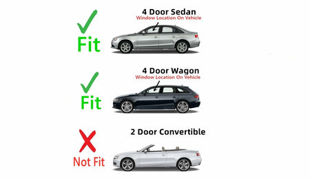 Driver Left Side Front Door Window Door Glass Compatible with Audi A4 S4 RS4 2009-2016 4 Door Model