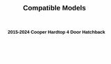 Tempered Driver Left Side Front Door Window Door Glass Compatible with Mini Cooper Hardtop 4 Door Hatchback 2015-2024 Models