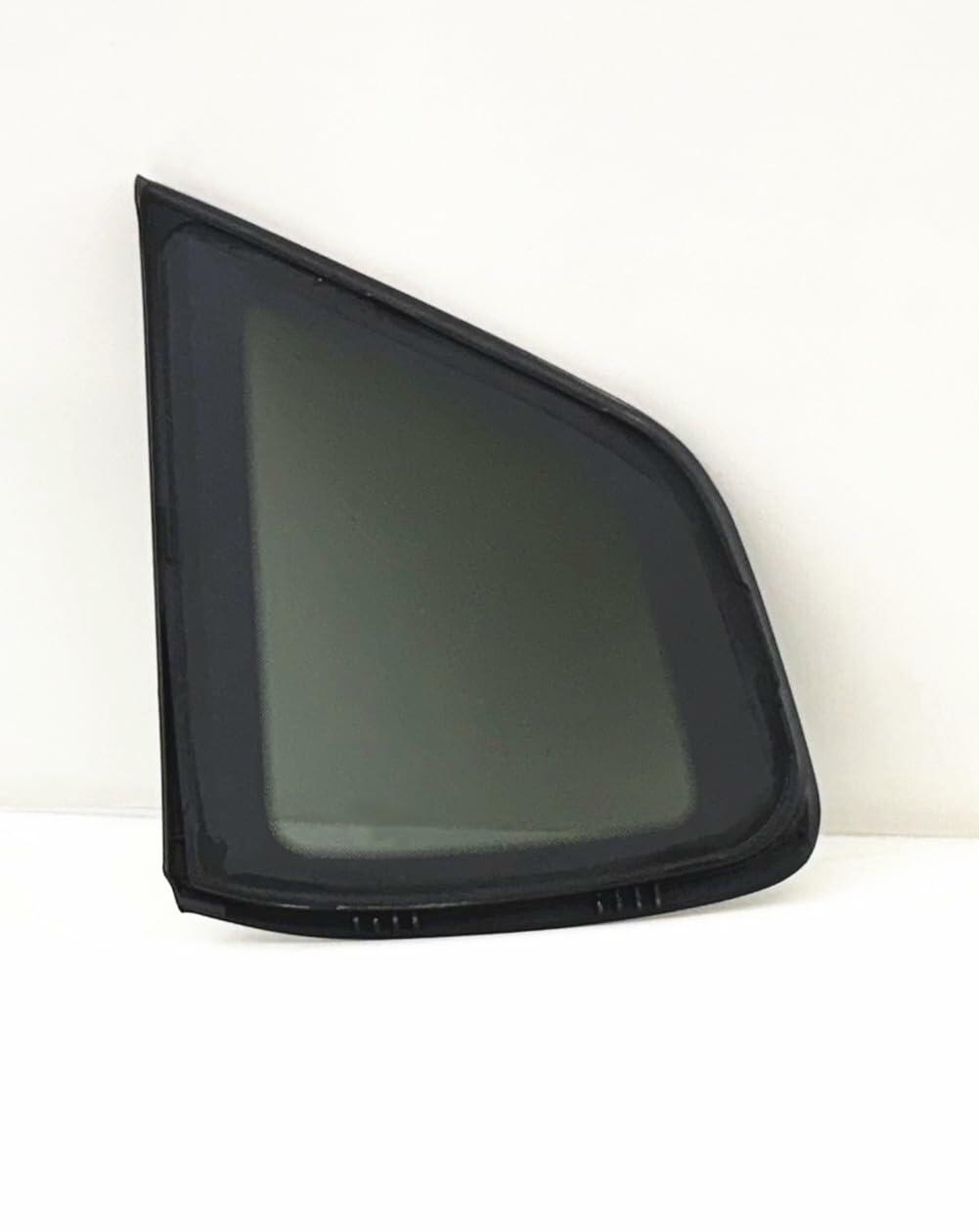 Tempered Partial Chrome Moulding Sytle Passenger Right Side Quater Window Quarter Glass Compatible with Volkswagen Taos 2022 Models