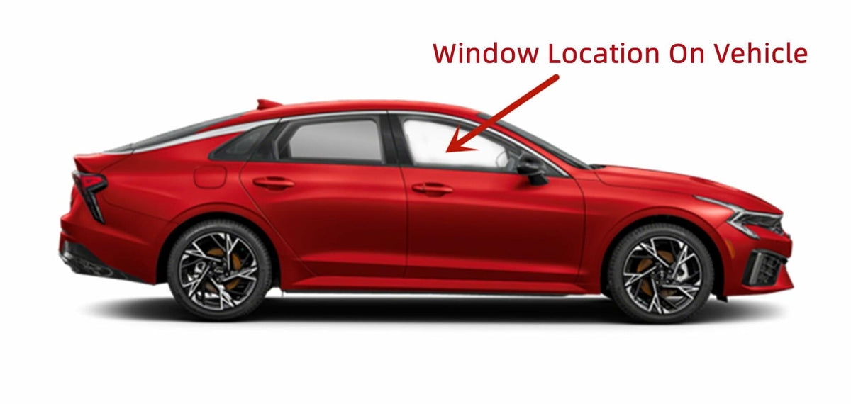 Laminated Passenger Right Side Front Door Window Door Glass Compatible with Kia K5 2023-2026 Models